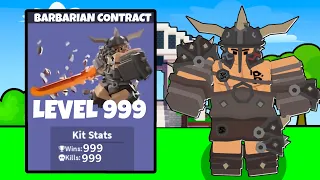 How To Get The *MAX LEVEL* To The Barbarian Kit Contract...