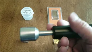 Neodymium Magnet vs  Tungsten vs  Gold