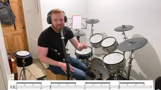 How To Play The Drum Beat From "Africa" by Toto