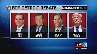 GOP presidential candidates in Detroit for Fox News debate