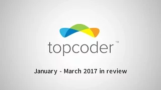 Topcoder - January - March 2017 in Review