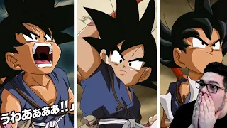 REACTION a KID GOKU PATH to POWER e HACCHAN ACTIVE SKILL ANIMATION e KIT! DBZ: Dokkan Battle ITA