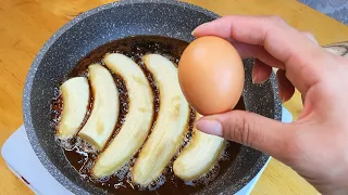 Der berühmte umgedrehte Bananenkuchen mit 1 Ei