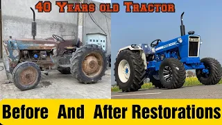 Restoration Ford 3600 Tractor | 40 Years old Ford Restore and Rebuild | Tractor Modification | Vlog