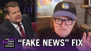 Michael Moore Has an Answer for 'Fake News'