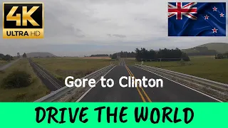 Driving in New Zealand -  🇳🇿  Gore to Clinton, Otago & Southland - 4K 60p