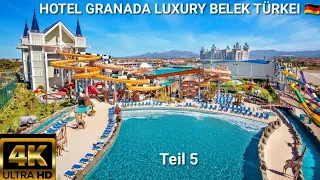 Hotel Granada Luxury Resort Belek Türkei Deutsch 🇩🇪 (TEIL 5)  Pool Jet Ski 🤩 Flyboard Show Türkiye