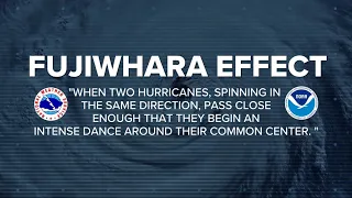 Fujiwhara Effect explained