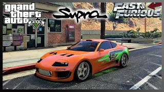 GTA V: Toyota Supra ! 😍 INCROYABLE ! Custom + Test. (Jester classique)