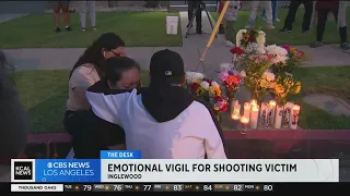 Family and friends mourn father shot and killed in Inglewood