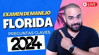 COMO APROBAR EL EXAMEN TEORICO DE MANEJO DE FLORIDA 2024 I PREGUNTAS CLAVES #1
