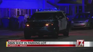 Man shot in parking lot of Raleigh apartment complex, police say