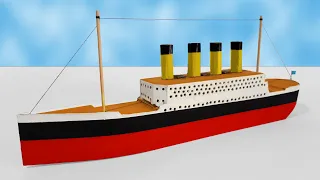 How to make the TITANIC out of cardboard