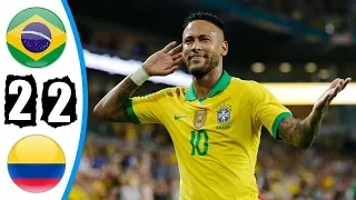 Brazil vs Colombia (2-2) Neymar Back highlights all & Goal (07/09/2019)