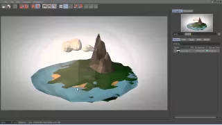 Low ploy world - Cinema 4D Tutorial