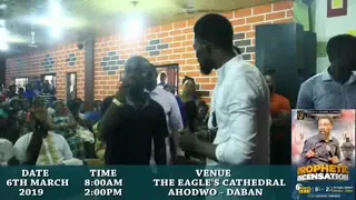 KOFI B HIGHLIFE ARTISTE SINGS AT THE EAGLE PROPHETS CHURCH