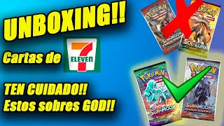 UNBOXING POKEMON TCG!! SOBRES DEL 7ELEVEN!! TEN CUIDADO!!