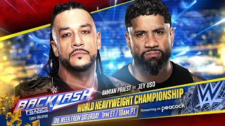 FULL MATCH - Jey Uso vs. Damian Priest – World Heavyweight Championship: WWE Backlash 2024