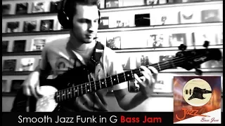 Smooth Jazz Funk Bass Jam in G #daniB5000
