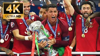 Portugal - France EURO 2016 final Portuguese commentary | 4K UHD |