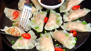 Chinese Steamed Crystal Dumplings Dim Sum RECIPE #StayHome and Сook #WithMe