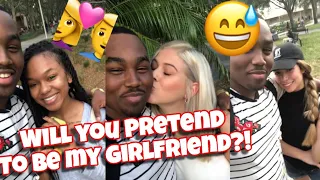 Will You Pretend To Be My Girlfriend? | PUBLIC PRANK | COLLEGE EDITION
