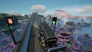 Satisfactory - a 14 minute train ride through my world