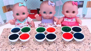 Как Мама и Куклы Пупсики Делали Разноцветное Желе Мультики Для детей 108мама тв