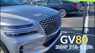 Up-close with New GENESIS GV80 SUV-takes on the BMW X5, GLE & Q8