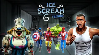 Franklin Fight With Ice Scream For Save Avengers in gtav (Part 6) | GTAV Avengers | A.K GAME WORLD