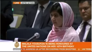 Malala Yousafzai Inspirational Speech at United Nations