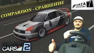 Project Cars 2 vs Forza Motorsport 7 | Comparison |  AUDI 90 Quattro IMSA GTO