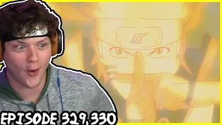 NARUTO'S NINE TAIL TRANSFORMATION! Naruto Shippuden REACTION: Episode 329, 330