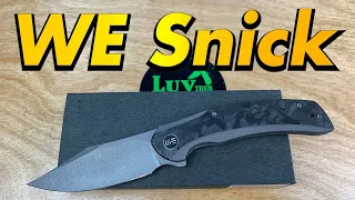 WE Snick / includes disassembly/ great looking lightweight EDC