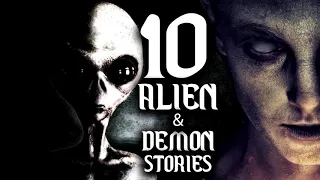 10 ALIEN & DEMONS ENCOUNTER COMPILATION (Ouija Board Stories, Alien Encounters) - What Lurks Beneath