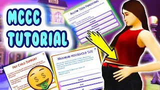 How to use MC Command Centre |   MCCC Sims 4 Tutorial  (Part 1)