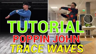 TRACE WAVES | Poppin John PRACTICE DANCE TUTORIAL | #FreestyleElyasTutorials