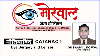 Dr.Swapnil Morwal Talk on - CATARACT ( मोतियाबिंद ) II Feyre - Talk