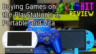 Buying Games on the PlayStation's 3, Portable, and Vita - 16 Bit Guide