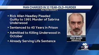 Arkansas man pleads guilty to 1991 murder of Huntsville woman