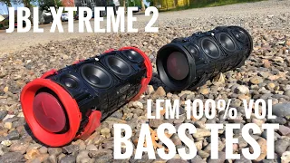 JBL Xtreme 2 STEREO BASS TEST | PASSIVE RADIATOR ALMOST RIPPED!
