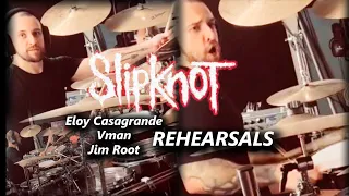 (NEW FOOTAGE) Eloy + Vman + Jim Root Slipknot Rehearsals 2024