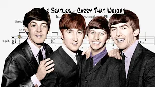 The Beatles - Carry That Weight FREE Guitar Tabs | Guitar Pro 8 | thisisme PH