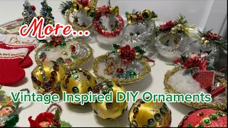MORE Vintage Christmas Ornament Repros That You Can Recreate #vintagechristmas #retrochristmas