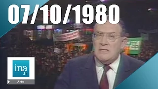 20h Antenne 2 du 07 octobre 1980 - Manifestations contre le racisme | Archive INA