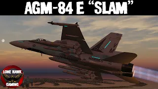 DCS: F/A-18C Hornet AGM-84E SLAM Tutorial - 21:9