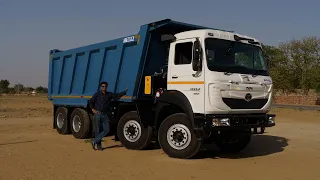 Tata Signa 3525 & 3523.TK -  Tata Tipper 12 Wheel BS6 Review with Price, Specs, Features, Body
