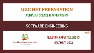 Dec 2023 - Unit 6 - Software Engineering - UGC NET Computer Science Solutions