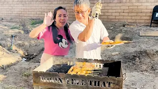 Cooking BBQ Tutorial with Father Mango Man!