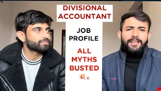 ||Divisional Accountant Job Profile🔥🔥|| SSC CGL Topper❤️|| #ssc #sscpandav